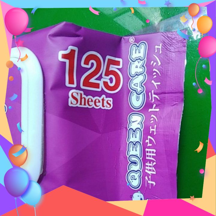 [HCM]KHĂN GIẤY ƯỚT QUEEN CARE 125 TỜ - ( KHÔNG MÙI)