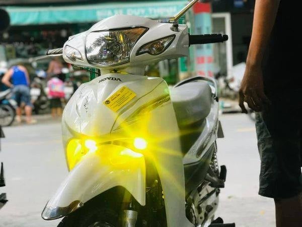 Đèn Led bi cầu mini cost Vàng pha Trắng sáng gôm ( hàng loại 1 )
