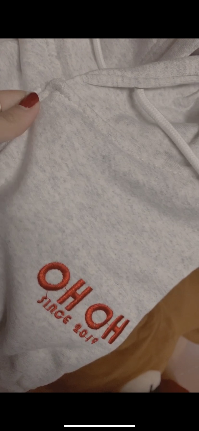 [YoloBoutique] ÁO KHOÁC NỈ OH OH (TRẮNG)