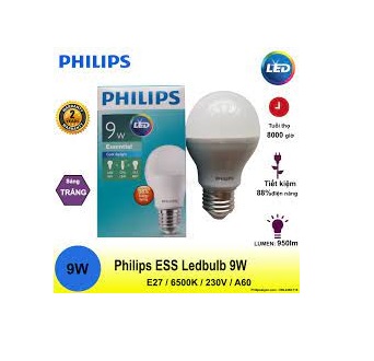 PHILIPS - Bóng đèn LED 9w Philips