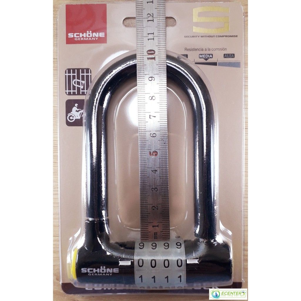 Ổ KHÓA SỐ DẠ QUANG CÀNG DÀI SCHONE SC-802 ( ĐEN