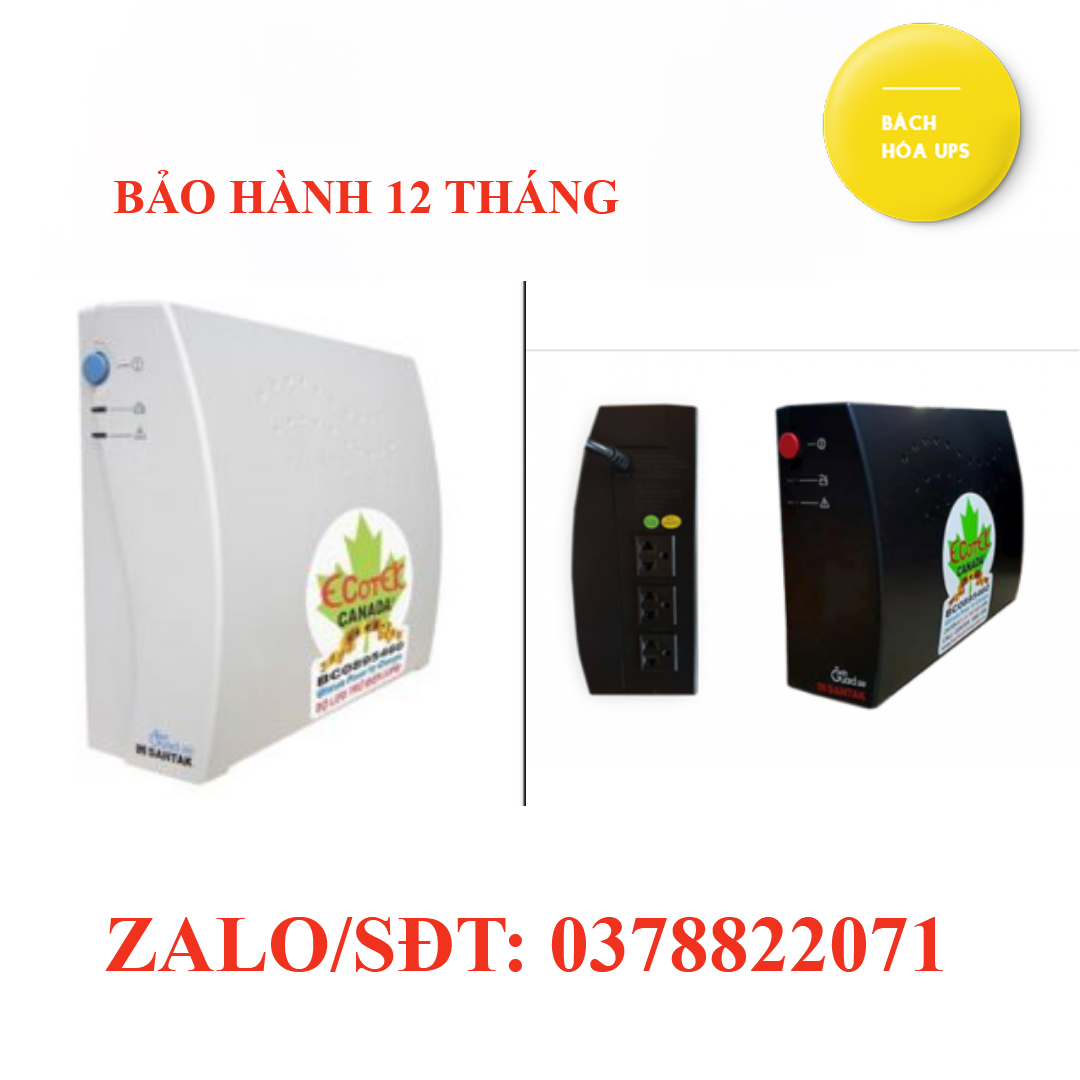 Bộ lưu điện (UPS) SANTAK 1000VA/600W (bao gồm ắc quy - BH: 12 tháng)