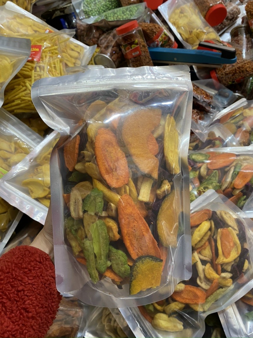 combo 2 bịch trái cây sấy giòn