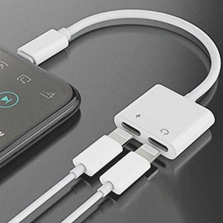 Cáp Chuyển Iphone Cổng Lightning Ra 2 Đầu Lightning