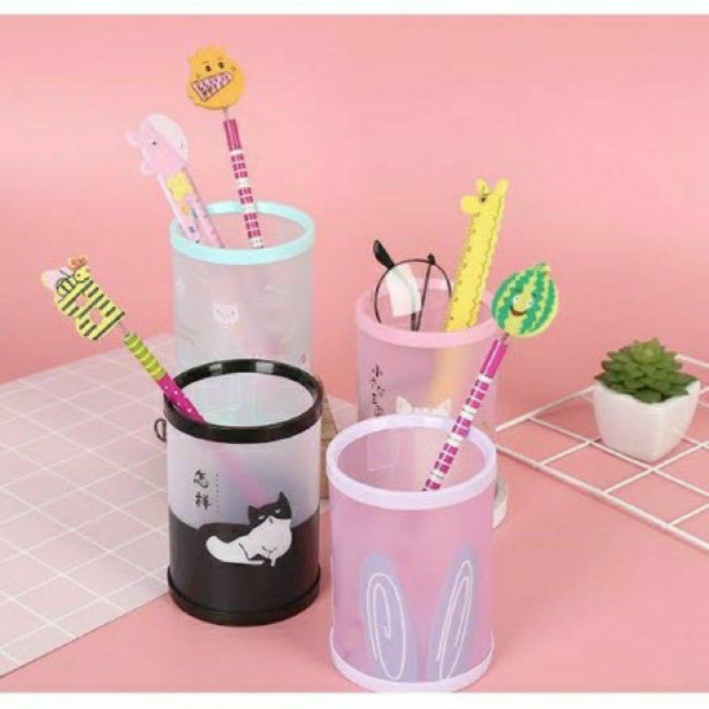 Ống đựng bút tròn cực xinh
