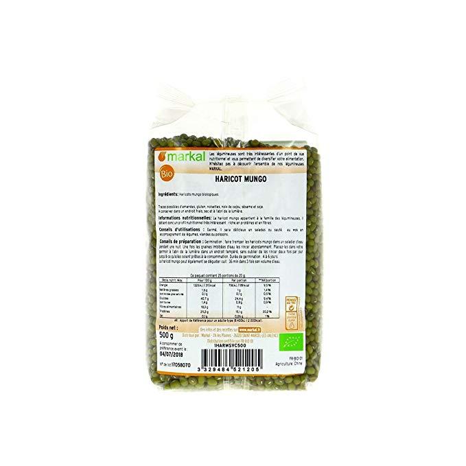 Đậu xanh hữu cơ Markal 500g