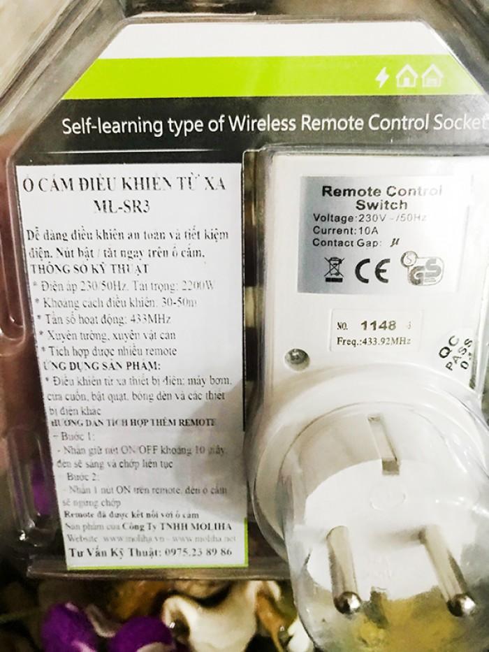 Ổ CÁM ĐIỆN ĐIỀU KHIỂN TỪ XA MOLI