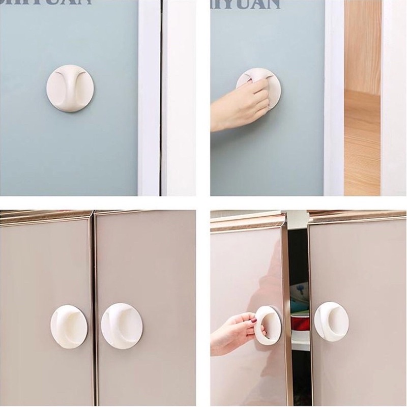 Tay nắm cửa đa năng kèm miếng dán