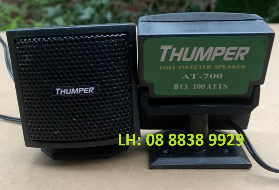 CẶP LOA SIÊU TREBLE THUMPER THẠCH ANH VUÔNG G700 - GIÁ 2 CHIẾC