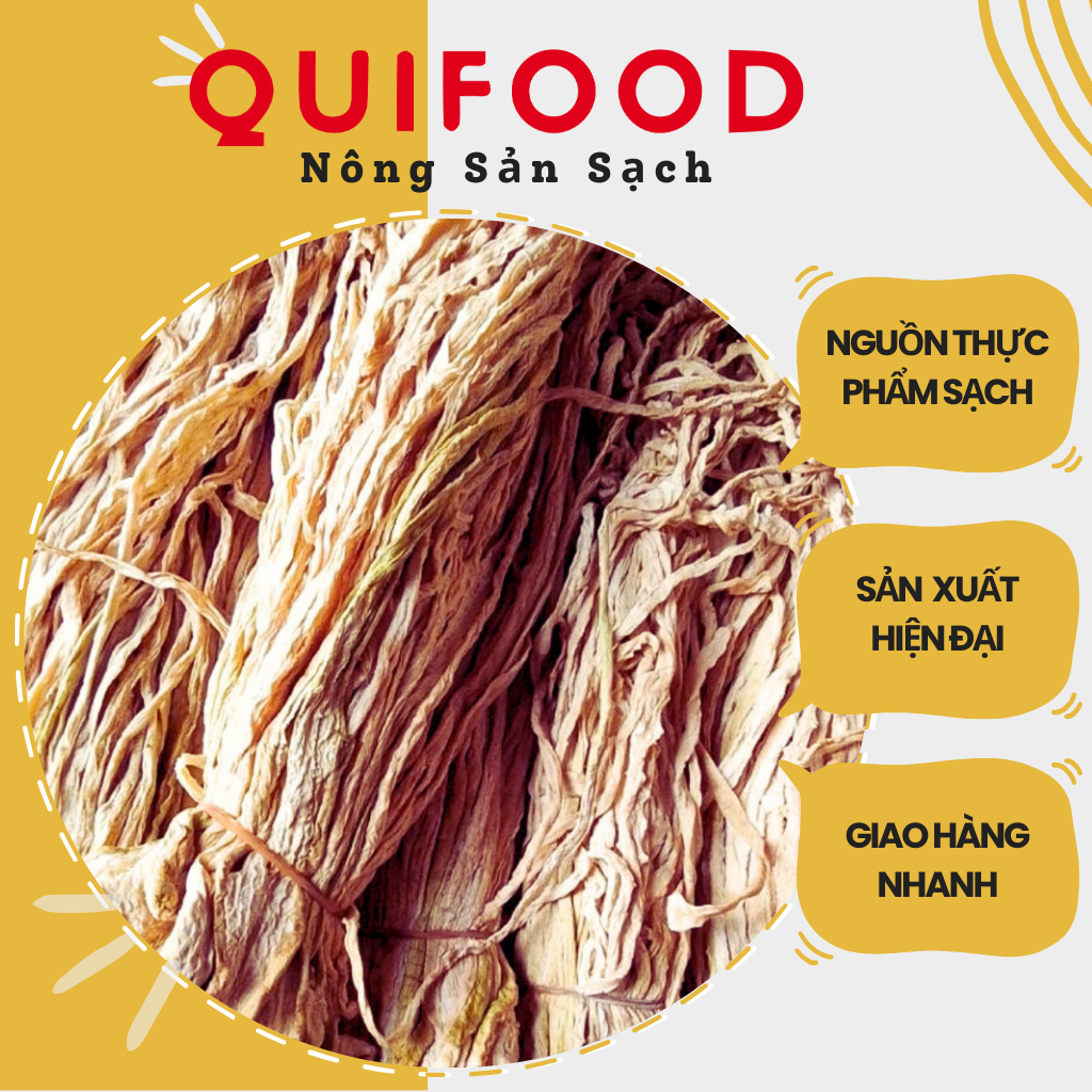Củ cải sấy khô sợi to - sợi nhỏ, hàng công ty - cam kết chất lượng 100% - quifood