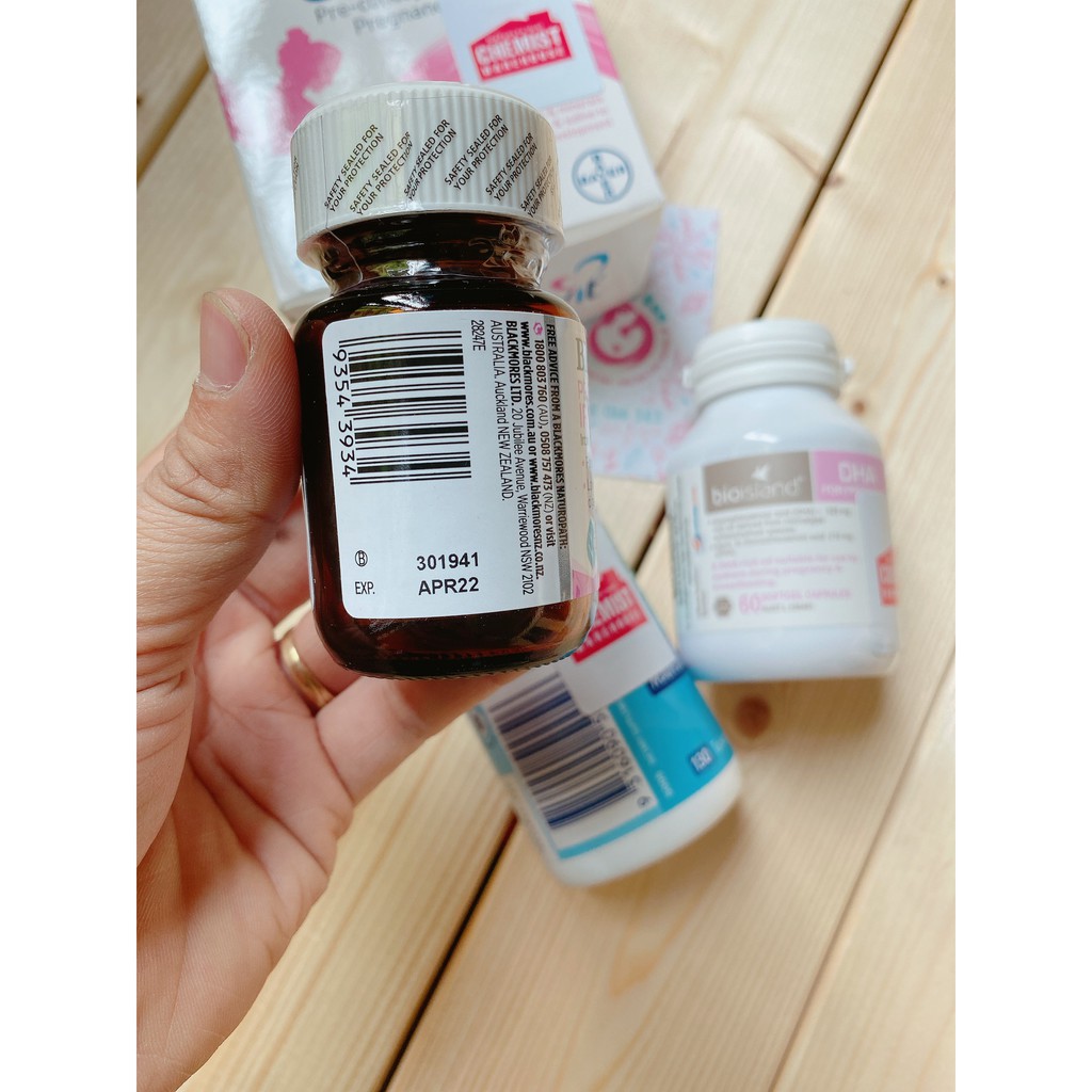 COMBO BẦU ÚC - Canxi bầu, Sắt bầu (Date mới )