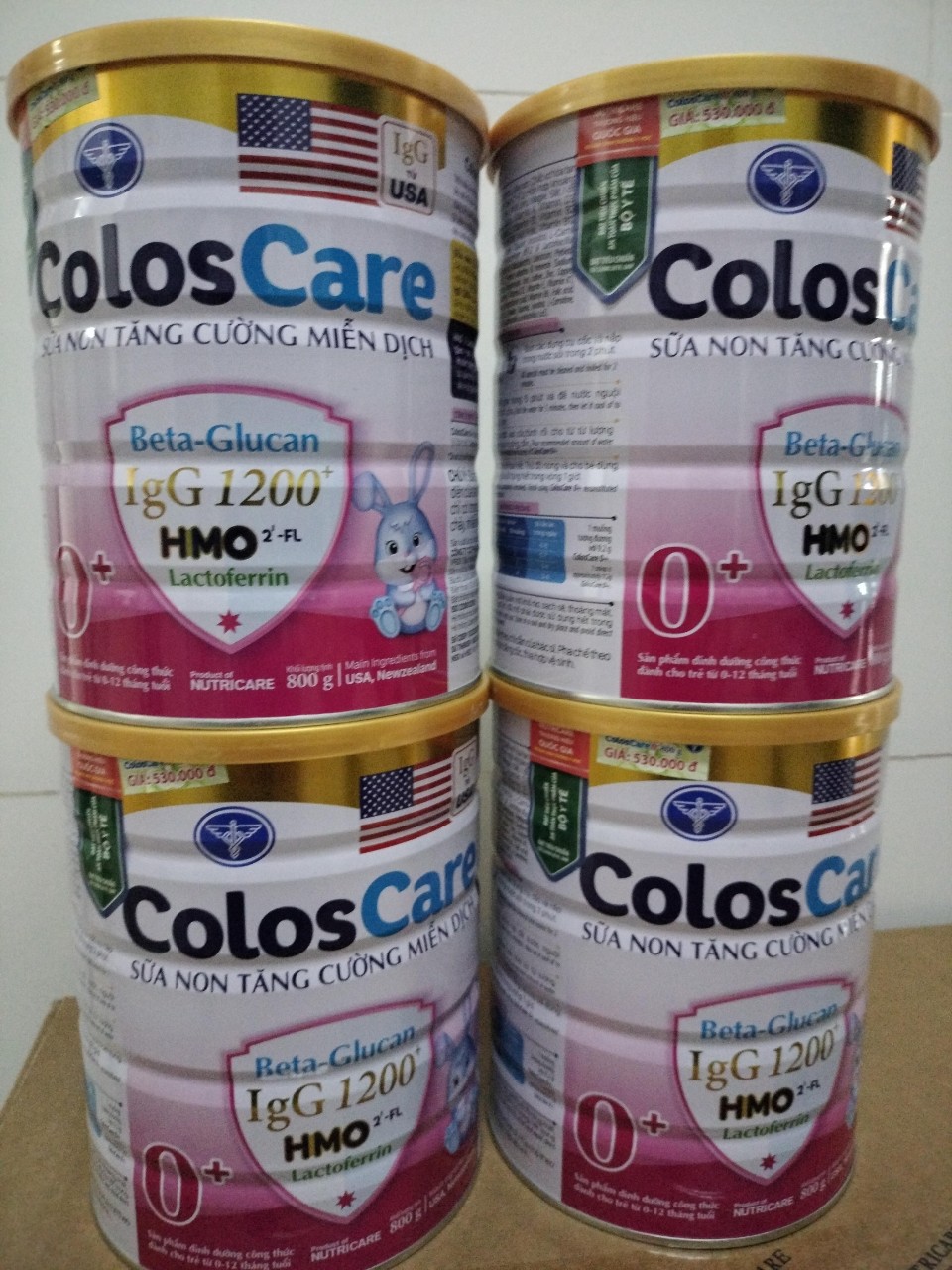 Sữa bột nutricare coloscare 0+ lon 800g