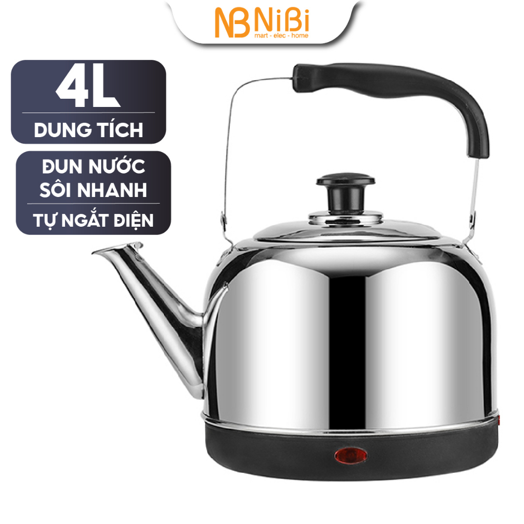 Ấm siêu tốc 4L bình đun siêu tốc tự ngắt khi sôi