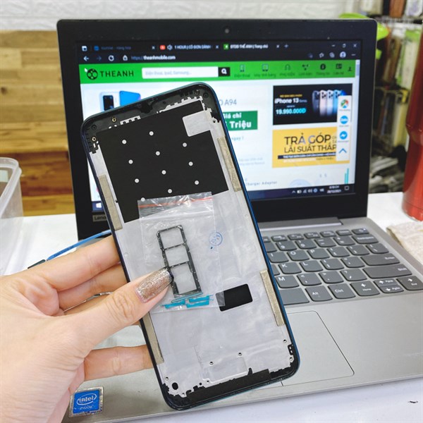 Bộ vỏ Oppo A31 2020 zin nấu máy