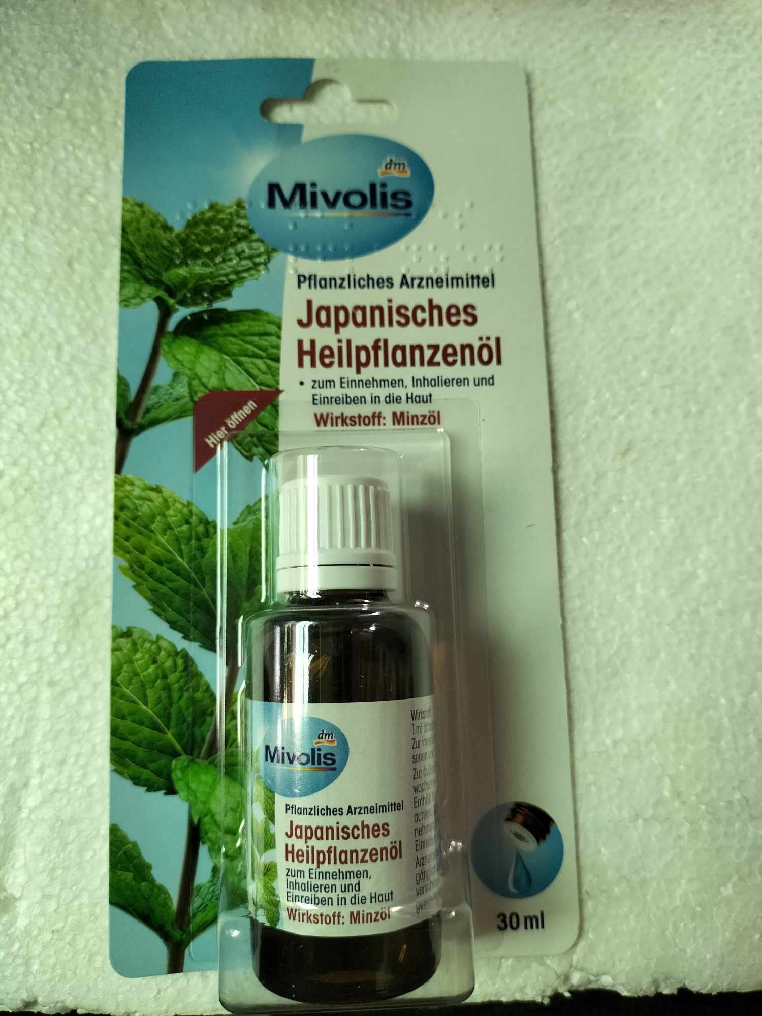 TINH DẦU BẠC HÀ MIVOLIS 30ML