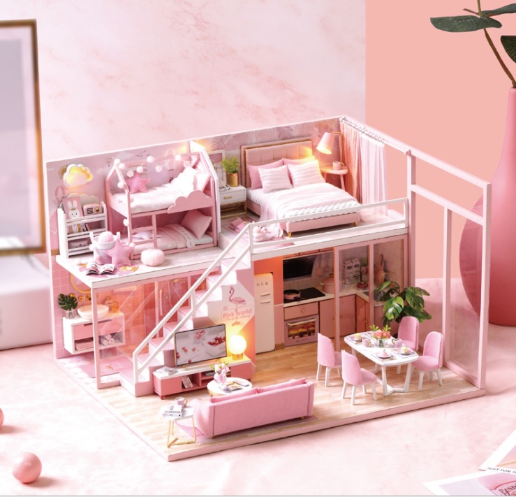 Mô Hình Nhà Gỗ Diy  Dream Angel (Tặng Keo + Mica+ Nhíp)