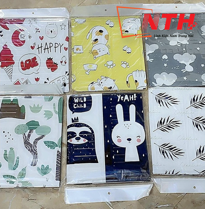 Tấm chắn dầu mỡ mẫu hoa văn gấp gọn