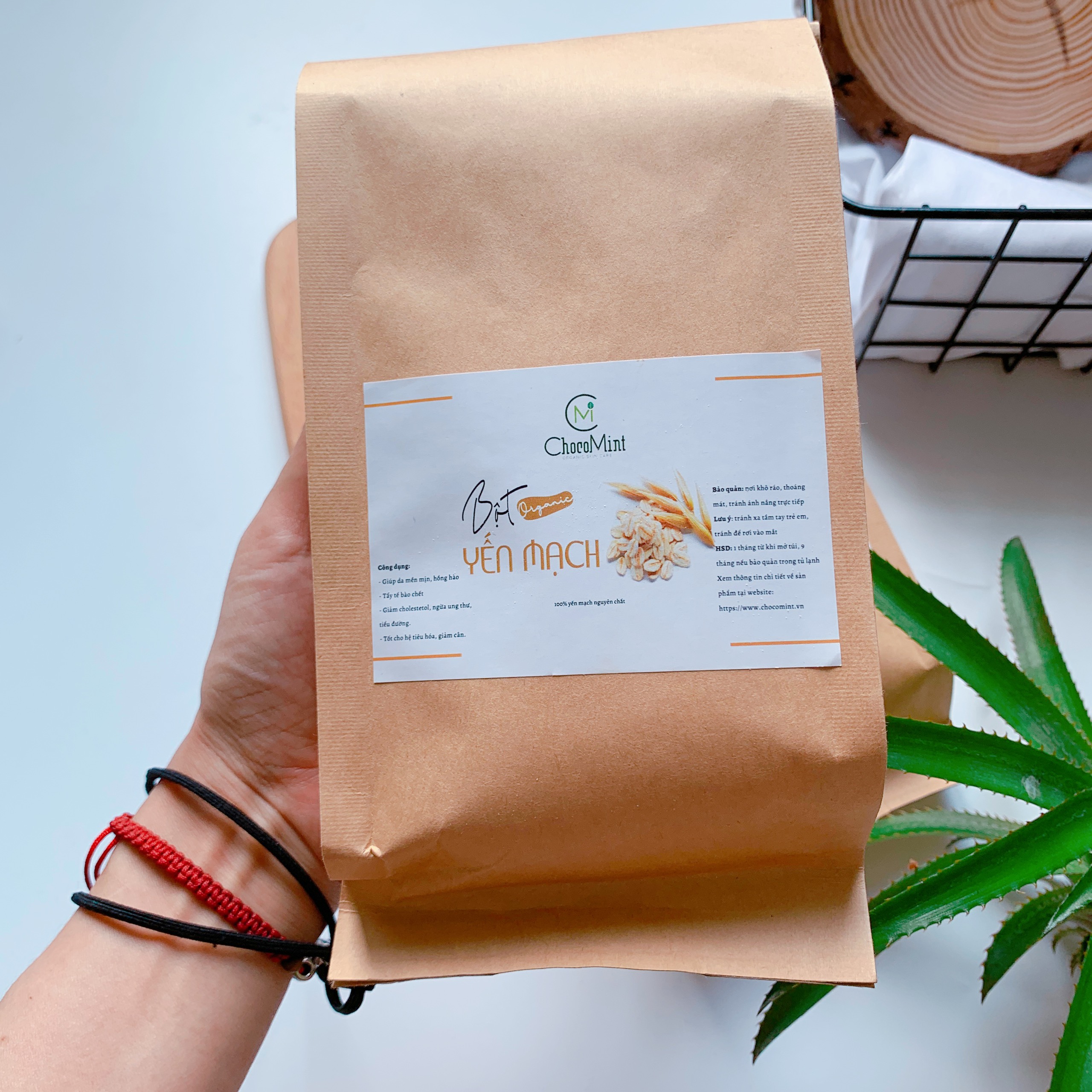 [HCM]Bột yến mạch nguyên chất túi 500gr