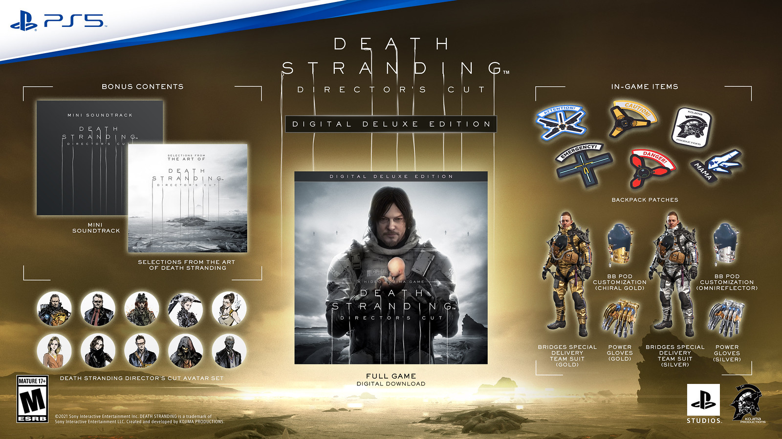 Đĩa game Death Stranding: Director's Cut dành cho PS5