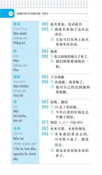 Vocabulary Khám phá từ vựng HSK - Cấp 5