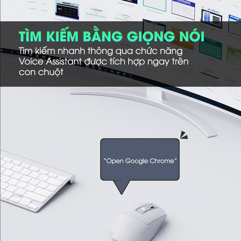 Chuột máy tính không dây bluetooth SIDOTECH S6 voice ai điều khiển bằng giọng nói dịch văn bản silent chống ồn pin sạc có 6 nút bấm đọc lạ công thái học làm việc hỗ trợ 120 ngôn ngữ - Hàng chính hãng