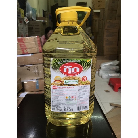 Dầu dậu nành Thái Lan nguyên chất 5L