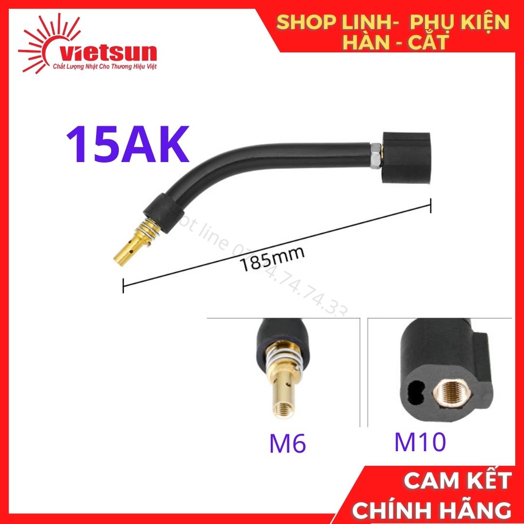 Cổ cong súng hàn Mig 15AK 24KD 36KD