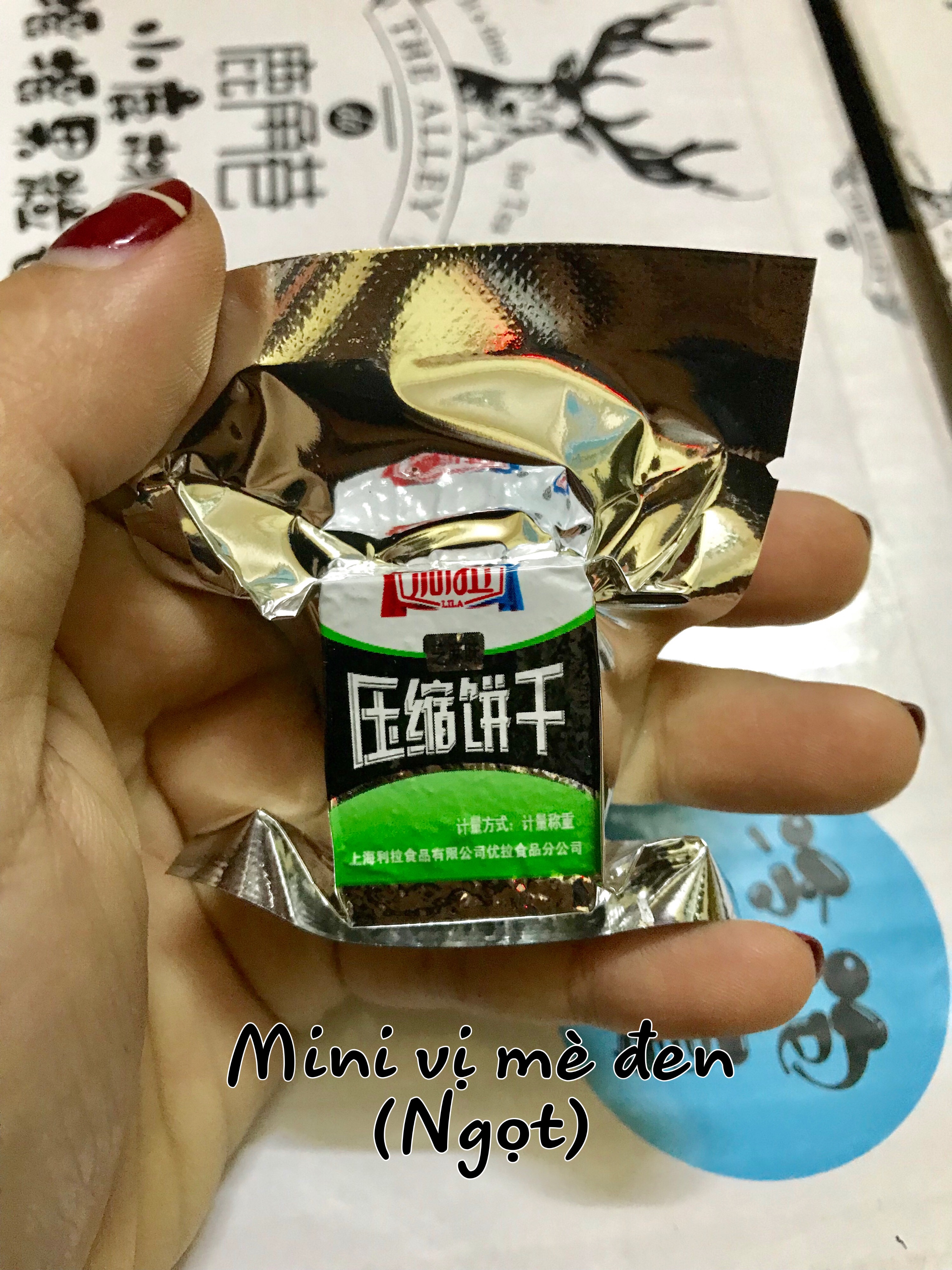 1KG LƯƠNG KHÔ MINI MIX 3 VỊ NGỌT (cacao, đậu phộng, mè đen)