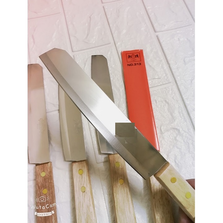 Dao gọt hoa quả cán gỗ siêu sắc - dao inox gọt trái cây, làm bếp