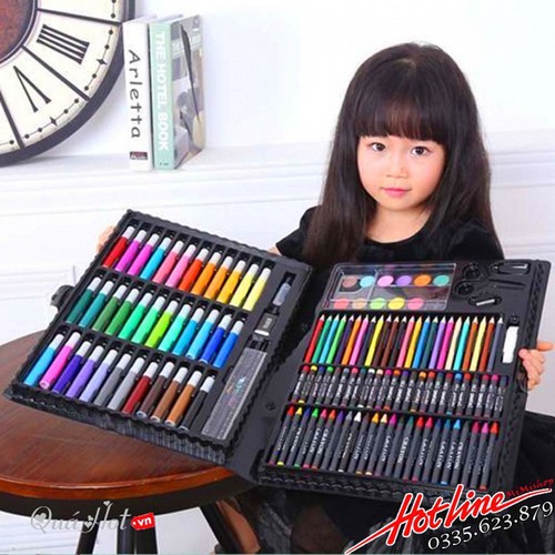 Bộ bút màu 150 chi tiết cho bé