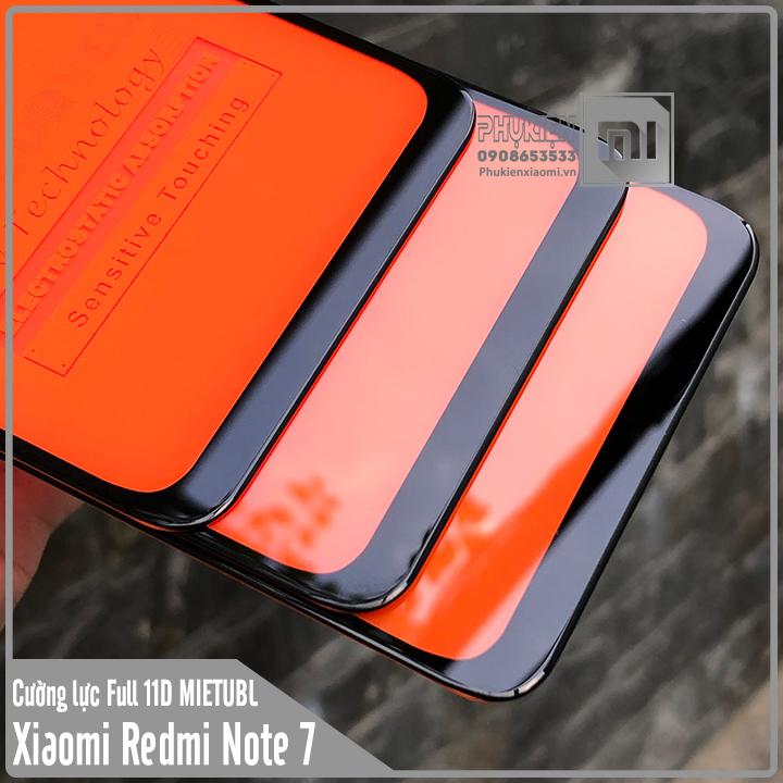 Kính cường lực 11D cho các dòng máy Xiaomi Redmi Note 9S / Note 9 Pro / Note 8 / Note 8 Pro / Redmi 7 / Redmi Note 7 /  Note 6 Pro / Note 5 Pro / Redmi K20 / Redmi 6 Pro / Poco F1  Full viền Đen MIETUBL