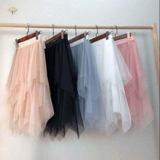 Chân váy công chúa nhọn pastel xinh
