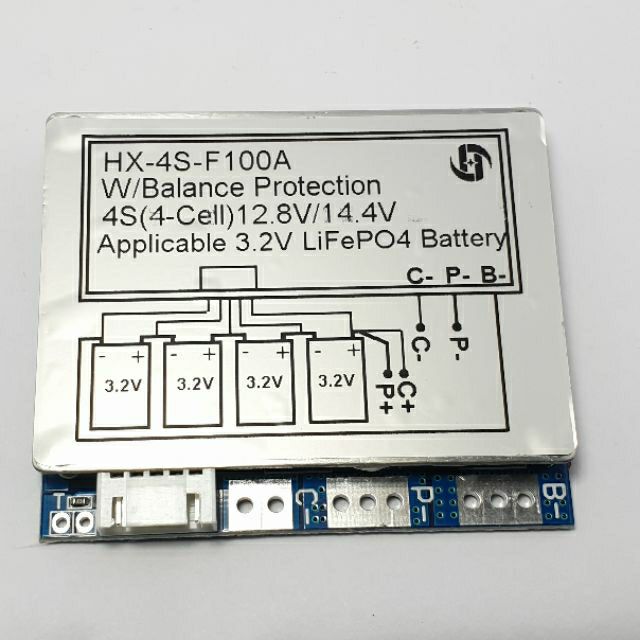 MẠCH BẢO VỆ PIN SẮT 4S-12.8V/14.6V- DÒNG XẢ 100A
