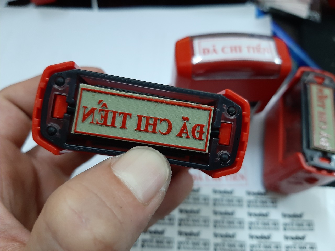 Con dấu ĐÃ CHI TIỀN Trodat 4911 (Loại tốt)