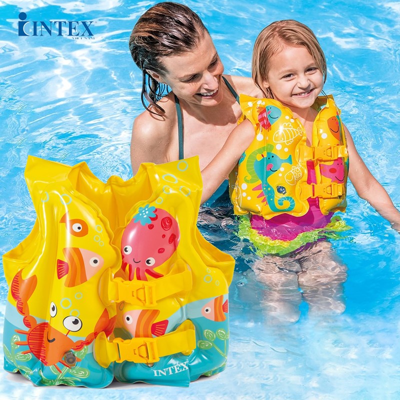 Áo phao bơi INTEX cho bé từ 2 đến 6 tuổi