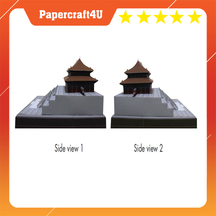 Mô hình giấy 3D kiến trúc Tử Cấm Thành