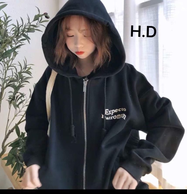 Áo khoác nỉ EXP hai dòng HD12