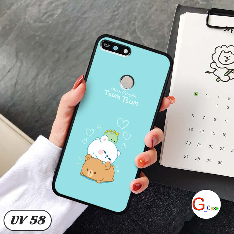 Ốp huawei honor 7a - lưng nhám viền dẻo