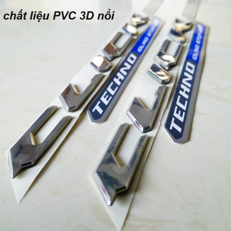 Bộ Tem CLICK Techno 125 150 cho xe máy Honda