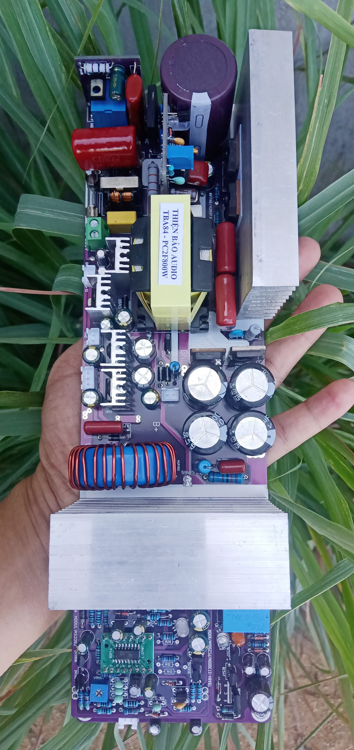 Bộ nguồn xung liền công suất class D 1 kênh