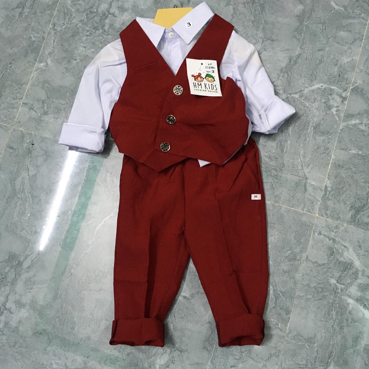 [Hoàn tiền 6%] BỘ GILE CÔNG TỬ CHO BÉ 10-25KG ( SÉT VÉT CÔNG TỬ CHO BÉ MẶC TẾT)