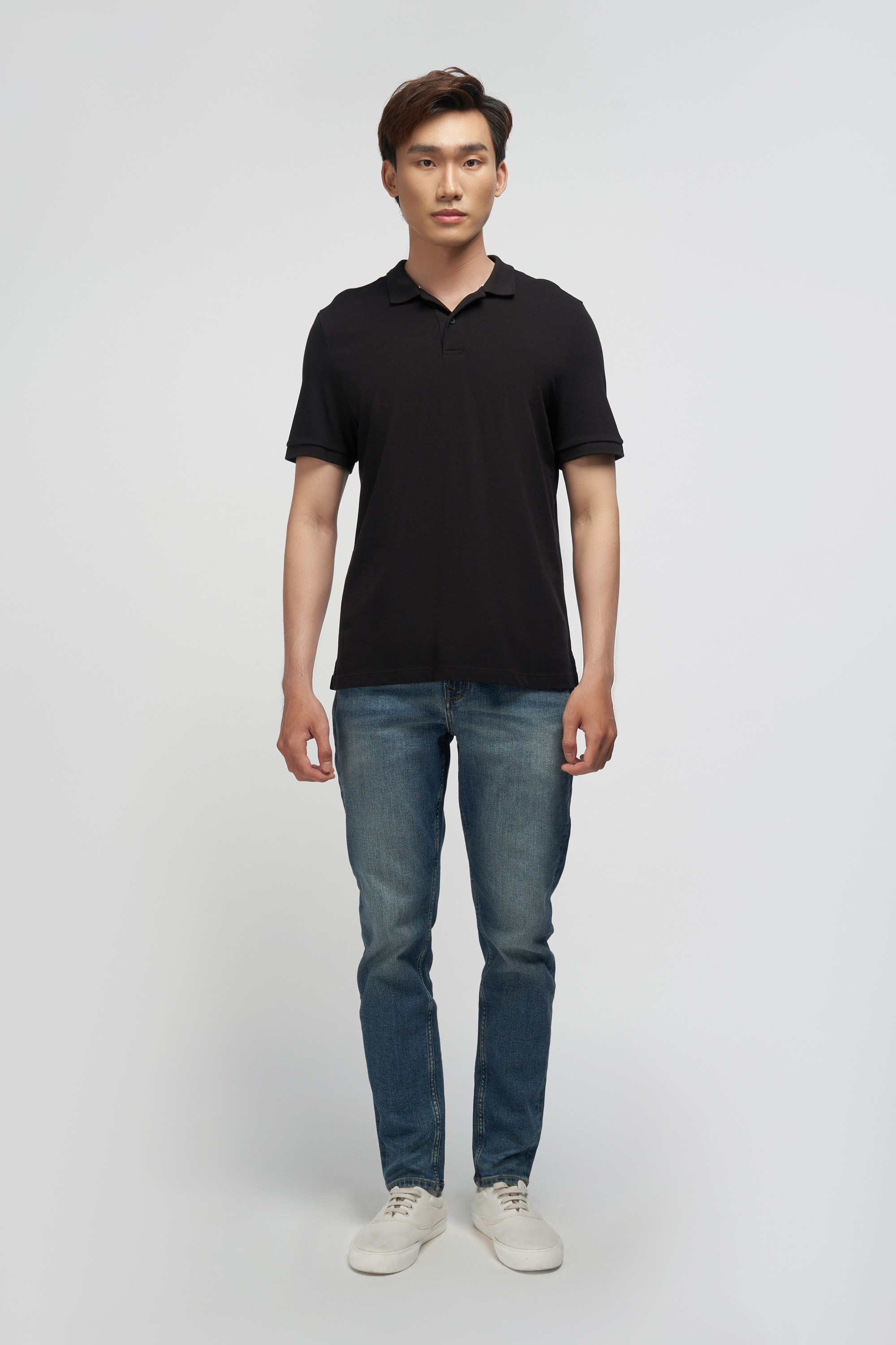 Áo Polo Nam Modal Trơn Form Fitted - Routine 10F21POL002