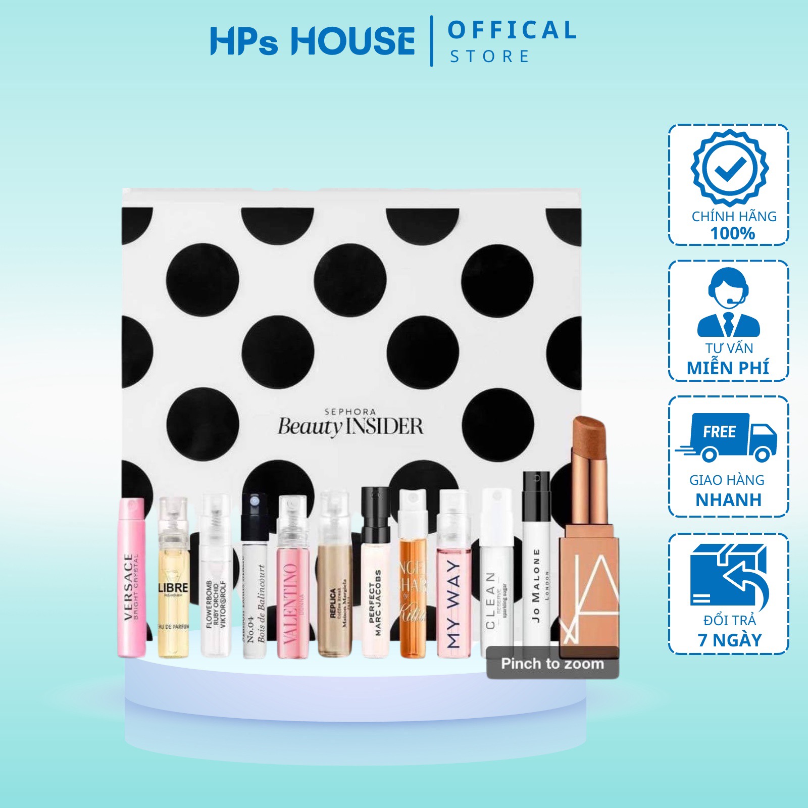 Nước hoa mini 12 chai - Set quà tặng Sephora