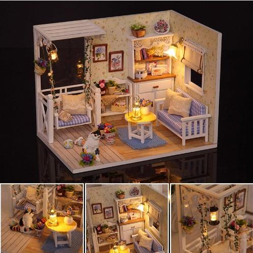 Mô hình lắp ráp nhà gỗ Diy - Căn phòng H013