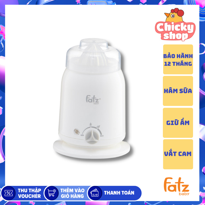 [HCM]Máy hâm sữa 4 chức năng FatzBaby FB3002SL (bảo hành 12 tháng)