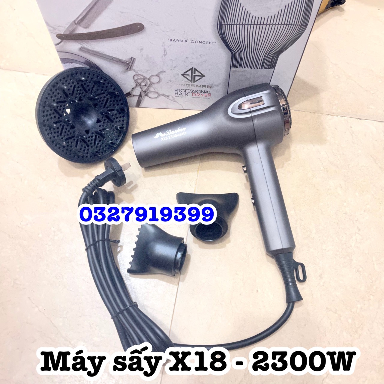 Máy sấy tóc salon chuyên nghiệp x18 2300w