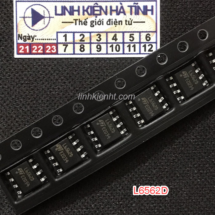 Combo 5 con ic nguồn l6562d l6562 sop-8 ic dao động nguồn led beam