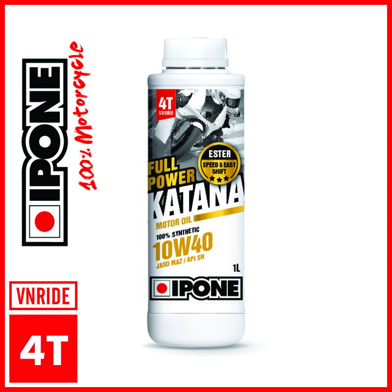 [HCM]Nhớt cao cấp cho xe máy moto IPONE FULL POWER KATANA 10W40 1L