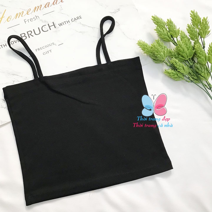 Áo 2 dây Sợi Bún  croptop từ 35-55kg