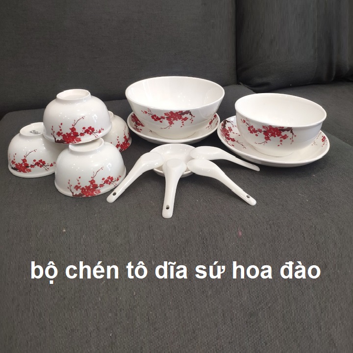 [HCM]bộ chén tô dĩa sứ - chén tô dĩa sứ